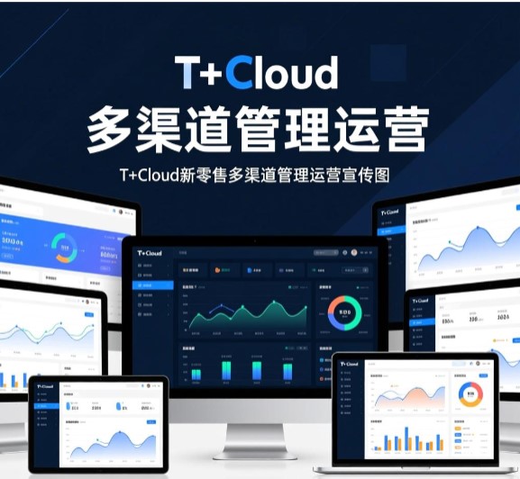 T+Cloud新零售 多渠道管理運(yùn)營 全場景營銷整合  選擇T+Cloud，POS前端也能實(shí)現(xiàn)餐廳的業(yè)務(wù)，與零售業(yè)務(wù)完美融合。線上通過電商通，天貓、微店的業(yè)務(wù)數(shù)據(jù)統(tǒng)一歸集。